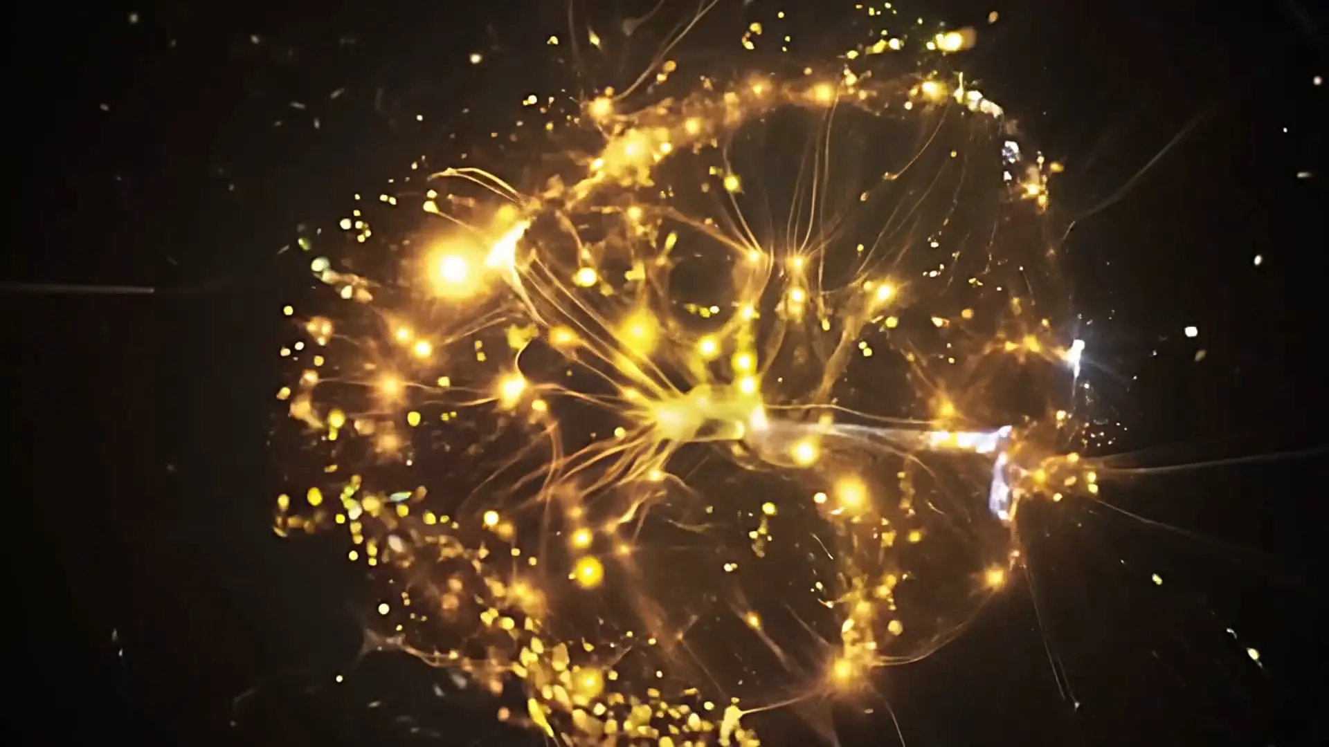 Glowing Network Particle Overlay Effects for Motion Graphic Projects